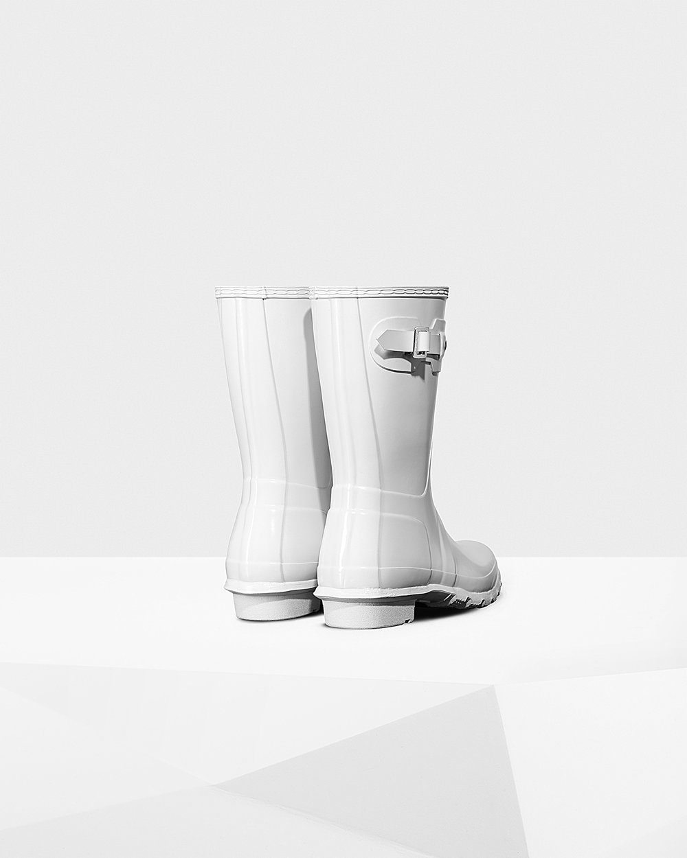 Botas De Cortas Original Gloss Hunter Mujer - Blancos - 320518RTI